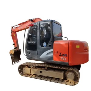 Excavadora Usada de 7 Toneladas en Buen Estado de Funcionamiento, Mini Excavadora Usada Hitachi ZX70 en Venta - Product Image 1