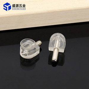 Shengyuan <b>Plastic</b> <b>Shelf</b> Support 5mm Transparent European Style Cabinet Glass Holder Durable - Product Image 3