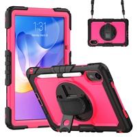 Étui de tablette rotatif à 360 degrés pour Xiaomi Redmi Pad 2 2025 11 pouces, coque de protection hybride antichoc avec bandoulière