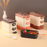 Umwelt Edelstahl Lunchbox Schüssel Mikrowelle beheizte Bento Box Mehr schicht schutz Isolierte Lunchbox