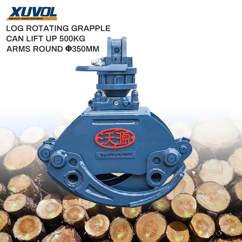 XUVOL Anpassung an verschiedene Arbeitsbedingungen Einzylinder-Baugerer elektronisch gesteuert Baumholzgreifer Krabbenclip Serie