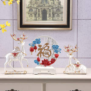 Modern <b>Light</b> Luxury Epoxy Resin Artistic Elk Ornament Home Living Room <b>TV</b> Cabinet Wine Cabinet Decoration Wedding Housewarming - Product Image 4