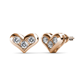 Design elegante <span class=keywords><strong>orecchini</strong></span> con cristalli <span class=keywords><strong>Swarovski</strong></span> di alta qualità ottone 18k oro bianco oro rosa anniversario ipoallergenico - Product Image 3