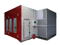 Station de pulvérisation industrielle certifiée CE pour bus et camions, chauffage au gaz, éclairage LED, puissance 16 kW, 380 V, 700*1800 mm, fabriquée en Chine