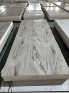 Wasserdichte und feuerfeste Marmorplatte für die Inneneinrichtung; WPC-Wand platte Benutzer definierte Marmor wand platte - Product Image 5