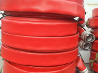 Tuyau plat en TPU de 4 pouces pour engrais, enrouleur de tuyau plat de 6 pouces pour carburant