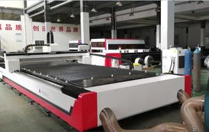 BOAO 3000W 6KW 12KW 10MM Machine de découpe et gravure laser à fibre pour aluminium et métal, table unique, rail Cypcut, automatique - Product Image 2