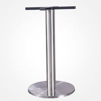 Base de table industrielle en fer forgé pour restaurant, bar, café, style tulipe, en fonte, en métal, en acier inoxydable