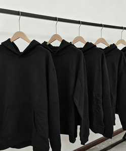เสื้อฮู้ดดี้โอเวอร์ไซส์ผ้าฝ้ายหนานุ่ม 100% สไตล์สตรีทแวร์สำหรับผู้ชาย เสื้อผ้าขายส่งสำหรับฤดูหนาว เสื้อฮู้ดดี้และเสื้อสเวตเชิร์ต - Product Image 1