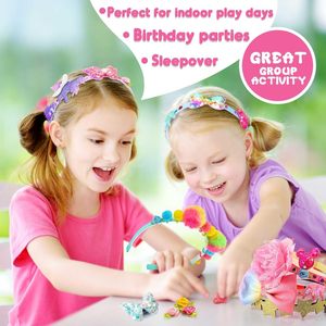 New 8PCS Girls DIY Headband Making Kit Gift Fashion <b>Kids</b> <b>Hair</b> <b>Accessories</b> Set for Children Arts & Crafts Headband DIY Toys Set - Product Image 6