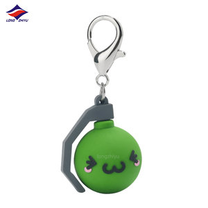 Longzhiyu 17年工場カスタム3DミニサボテンPVCキーホルダーかわいい小さなギフト植物キーリングキーホルダー卸売 - Product Image 3