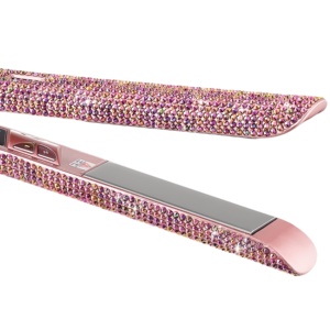 مكواة شعر ماسية لامعة رائجة البيع، مكواة شعر احترافية من التيتانيوم مع تخصيص العلامة التجارية الخاصة - Product Image 3