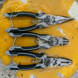 Professional Electrician's Pliers - 2-in-1 <strong>Long</strong> <strong>Nose</strong> &amp; Diagonal Cutter with Metric Measurement &amp; Wire Stripping Jaws - Product Image 6