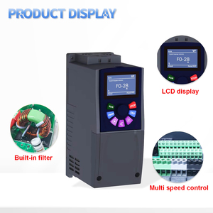 Variateurs de fréquence (VFD) 45 kW 60 CV pour pompe de surpression, avec filtre intégré, triphasés 380 V 440 V - Product Image 6