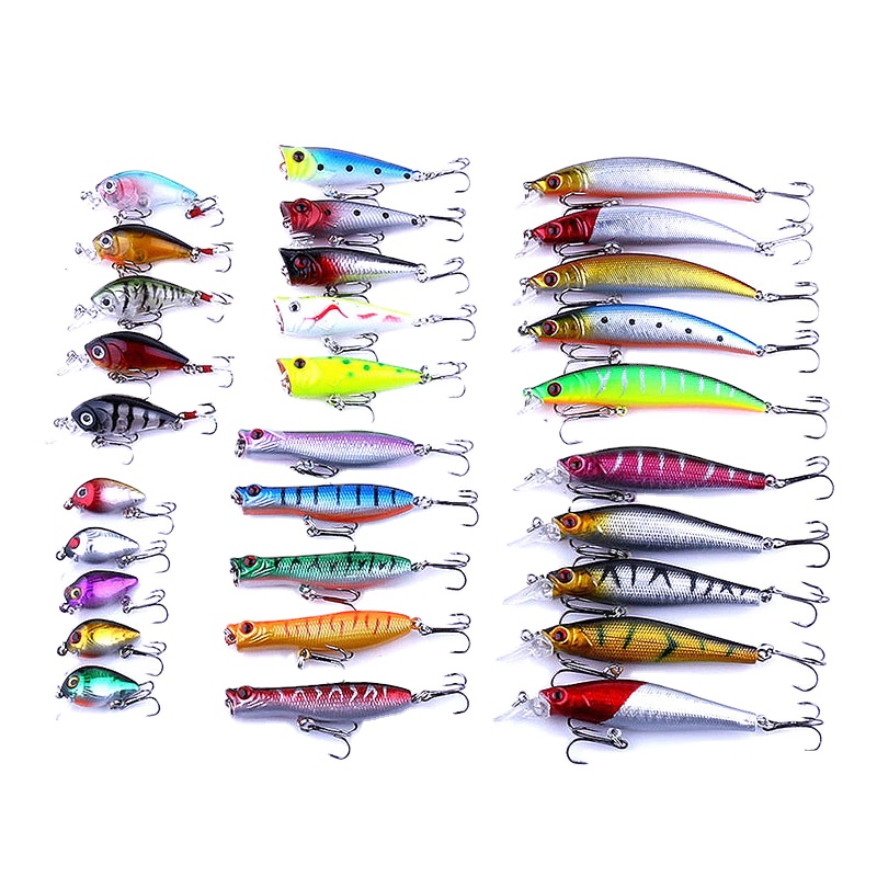 Wholesale SETL30 Combo 30pcs/bag Artificial Mixed Hard Baits Kit Crankbait Popper Minnow Fishing Lures Set| Alibaba.com Wholesale SETL30 Combo 30pcs/bag Artificial Mixed Hard Baits Kit Crankbait Popper Minnow Fishing Lures Set| Alibaba.com