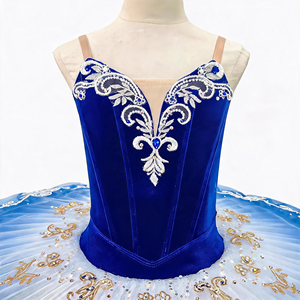 <span class=keywords><strong>Jupe</strong></span> Tutu de Ballet Vintage Blue Bird Empire pour Enfants et Adultes – Costume Professionnel de Spectacle, Design Volumineux, Tenue de Danse de Groupe - Product Image 2