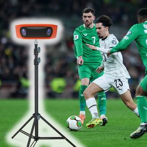 Caméra de suivi sportif avec suivi automatique par IA et double objectif 180 °   Panorama pour les entraîneurs de football et de basketball - Product Image 1