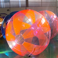 Ballon gonflable géant transparent personnalisé en PVC réutilisable, coloré, imprimé, pour mariage, fête, décoration d'événements