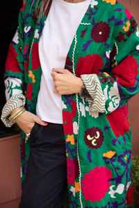 เสื้อโค้ทฤดูหนาวแบบมีกระดุม  บุผ้าฝ้ายอย่างดี  ทรงยาว  แขนยาว  ดีไซน์เก๋  ขายดี  สำหรับผู้หญิง  ให้ความอบอุ่น  เป็นมิตรกับสิ่งแวดล้อม - Product Image 2