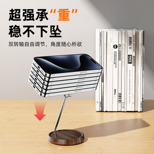 Aluminum Single Axis Magnetic Phone Stand With N52 Magnet 720 Degree Rotation Universal Desktop <b>Holder</b> For Smartphones And - Product Image 4