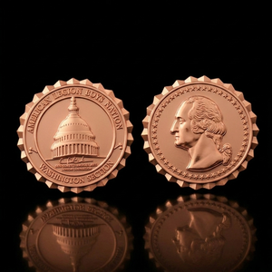 Moneda de Cobre Puro de 1oz .999 de Alta Calidad con Logotipo en Relieve Personalizado, Suministro Directo de Fábrica, para Coleccionistas - Product Image 5