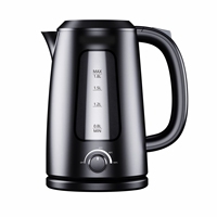 Bouilloire électrique en verre sans fil OEM/ODM, portable, 1,8 L, avec arrêt automatique et contrôle de la température