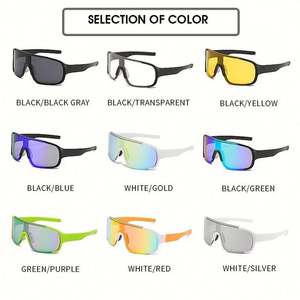 Gafas de Sol Deportivas Extra Grandes de Alta Calidad 2021, Lentes de Espejo con Protección UV400, Gafas de Ciclismo Deportivas para Hombre y Mujer - Product Image 6