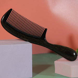 Peine para el cabello de cuerno de buey Meishuge, peine de masaje hecho a mano de 14 cm para la población en general - Product Image 3
