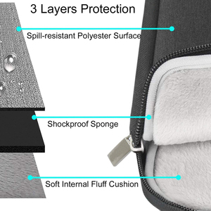 Túi đựng laptop bằng <span class=keywords><strong>neoprene</strong></span> đen, kích thước 13 14 15 17 inch, dành cho doanh nhân - Product Image 3