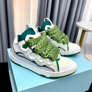 Chaussures tendance Langfan 2025 style européen-américain, en cuir de vachette, à semelle épaisse, avec fermeture à lanière avant, résistantes à l'usure, toutes saisons - Product Image 3