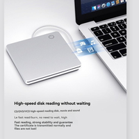 Type-C Ultra-thin Suction Type External Portable Optical Drive, DVD Burner, Desktop Notebook Universal