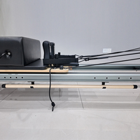 Máquina de Pilates Reformer Comercial de Aluminio con Certificación CE, Telescópica, Duradera, Personalizada OEM, para Ejercicios de Core, Venta al por Mayor