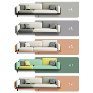 2024 sofá colorido moderno caliente disponible en varios tamaños y colores sala de estar comedor dormitorio sofá de diseño - Product Image 5