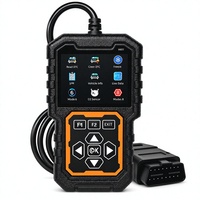 Outil de diagnostic automobile OBD2 portable V601 OLIVER avec emballage en boîte orange et rouge pour les voitures particulières et les camions légers de 1996 et plus récents