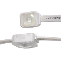 Lampes LED 3D étanches XQD IP67 à contrôle intelligent RGB pour décoration de maison de Noël, corps de lampe en PC, pleine couleur, extérieur
