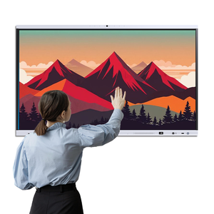 หน้าจอไวท์บอร์ดอัจฉริยะแบบอินเทอร์แอคทีฟขนาด 75 นิ้ว ความละเอียด 4K พร้อมหน้าจอสัมผัส IFPD ทั้งหมดในหนึ่งเดียว ได้รับการรับรองมาตรฐาน CE FCC Rohs ISO - Product Image 4