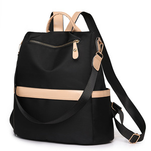 Mochila de tela Oxford antirrobo de nueva moda para mujer, bolsa de viaje pequeña Simple con Material de PU - Product Image 2
