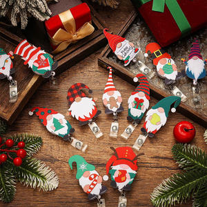 Nouveau design de bobine d'insigne de rétracteur de flocon de neige cadeau de Noël pour accessoires de porte-badge - Product Image 2