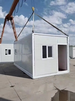 Maison conteneur préfabriquée pliable en kit + Cabine modulaire portable + pour l'aventure en camping en plein air