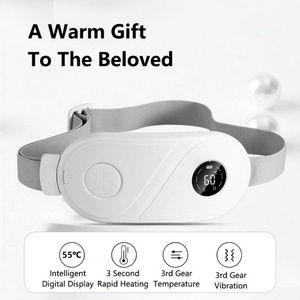 Portable Rechargeable Heating <b>Pad</b> Cramps Pain Relief Menstrual Heat <b>Pad</b> with Massager Fast Heating Wrap Belt - Product Image 4