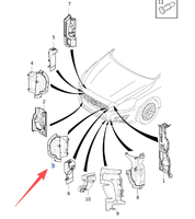 OE 31323558 para VOLVO V60 S60, Soporte de Radiador, Deflector de Aire, Componente