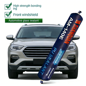 Auto-voorruitlijm AM-140E: Hoge initiële kleefkracht, 1C polyurethaan. - Product Image 1