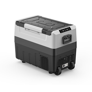 Refrigerador de doble uso para coche doméstico 35-55L congelador compresor refrigerador <span class=keywords><strong>con</strong></span> <span class=keywords><strong>ruedas</strong></span> refrigerador portátil refrigerador de coche eléctrico 12V 24V 220V - Product Image 3