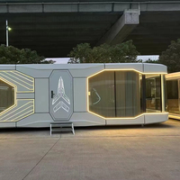 Maison Conteneur Préfabriquée de Luxe 2026 – Structure en Acier Écologique, Emballage Plat, Appartement Mobile Préfabriqué avec Cour