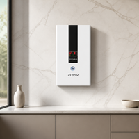 Chaudière électrique murale intelligente en métal avec régulateur de température numérique et protection contre la surchauffe pour le chauffage domestique