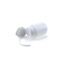 Pot de bouteille de capsule de pilule de luxe en plastique personnalisé 60ml 80ml 100ml 120ml 150ml bouchon à anneau de traction pp avec bouteille en plastique vide PE-HD