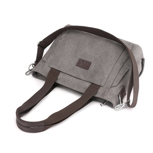 Women's <b>Canvas</b> Shoulder <b>Bag</b> Fashion Crossbody Handbag Retro <b>Large</b> Capacity <b>Bags</b> Multi Pocket Zipper Casual Tote <b>Bags</b> - Product Image 5