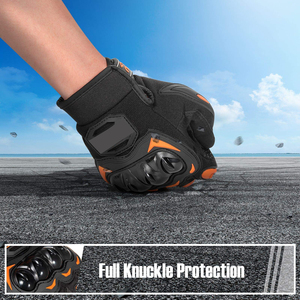 Gants de <span class=keywords><strong>moto</strong></span> en cuir pour écran tactile, résistants, pour l'hiver, pour les sports de plein air, la course, unisexe - Product Image 4