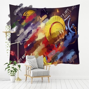 Tapisserie murale décorative unique et intéressante à motif de dessin animé, série One Piece, affiche esthétique pour chambre à coucher, couverture - Product Image 1