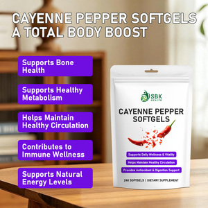 Cápsulas Blandas de Pimienta de Cayena Natural de Alta Calidad, Favorecen la Salud Ósea, Estimulan el Metabolismo, Suplemento Herbal - Product Image 5